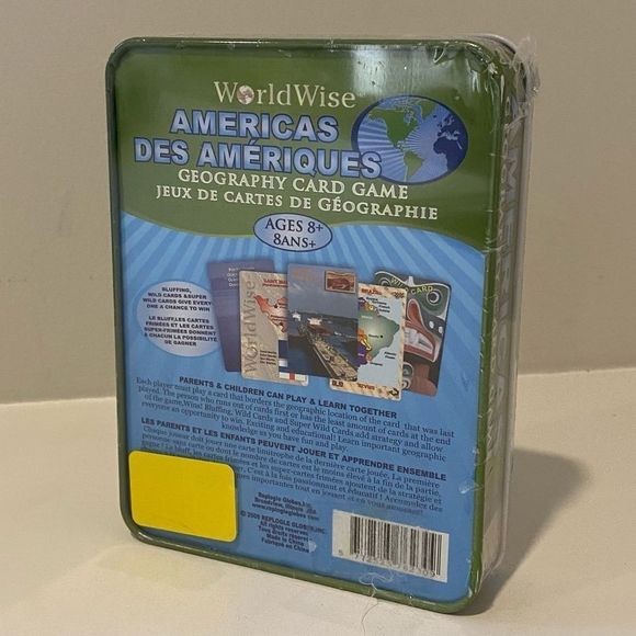 WorldWise America’s Geography Card Game Ages 8+ {AA} - Picture 3 of 3